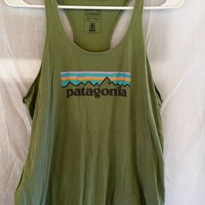 Panagonia tank top . Army green